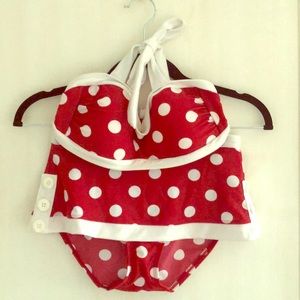 Polka Dot 2 Piece Swimsuit